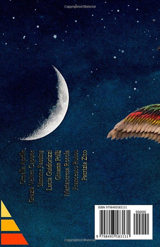 RE BIRTH: Una fenice regale rinasce nel sangue della verità, mentre la Luna, dall'alto guarda, crescente - Aurea Nox